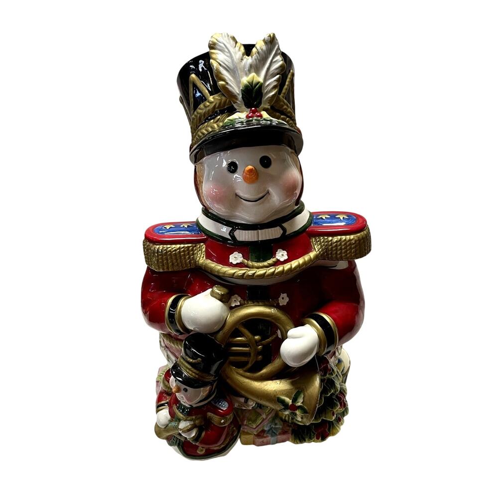 Vintage Snowman Nutcracker Cookie Jar